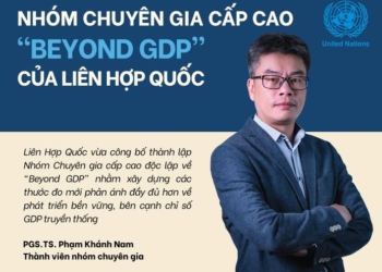CHÚC MỪNG PGS.TS PHẠM KHÁNH NAM GÓP MẶT TRONG NHÓM CHUYÊN GIA CẤP CAO CỦA LIÊN HỢP QUỐC VỀ “BEYOND GDP”